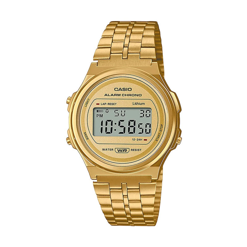 Reloj Casio Modelo A-171WEG-9A Diseño clásico