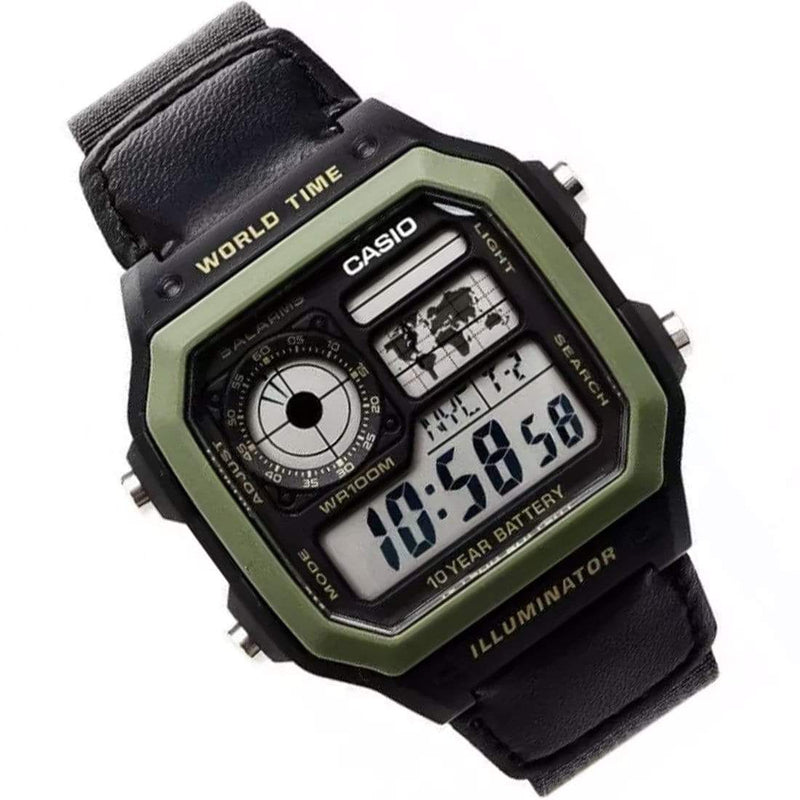 Reloj Casio Referencia AE-1200WHB-1B Diseño Deportivo