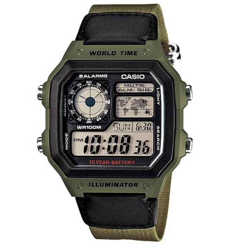 Reloj Casio Referencia AE-1200WHB-3B Diseño Deportivo