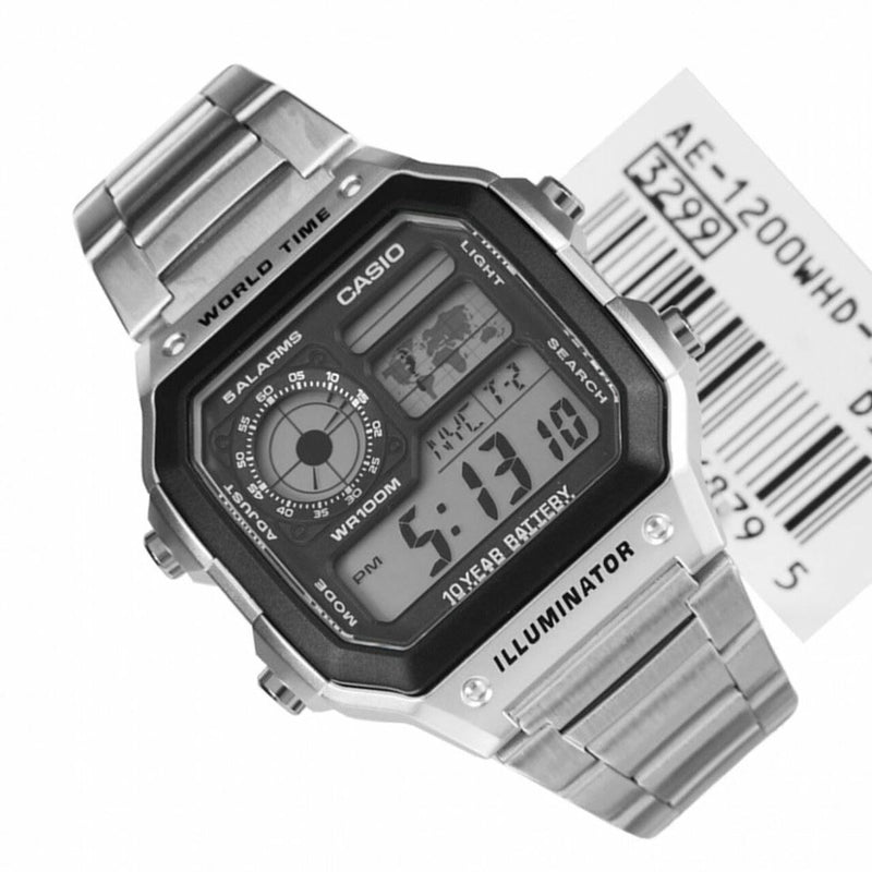 Reloj Casio Referencia AE-1200WHD-1A Diseño Casual Deportivo