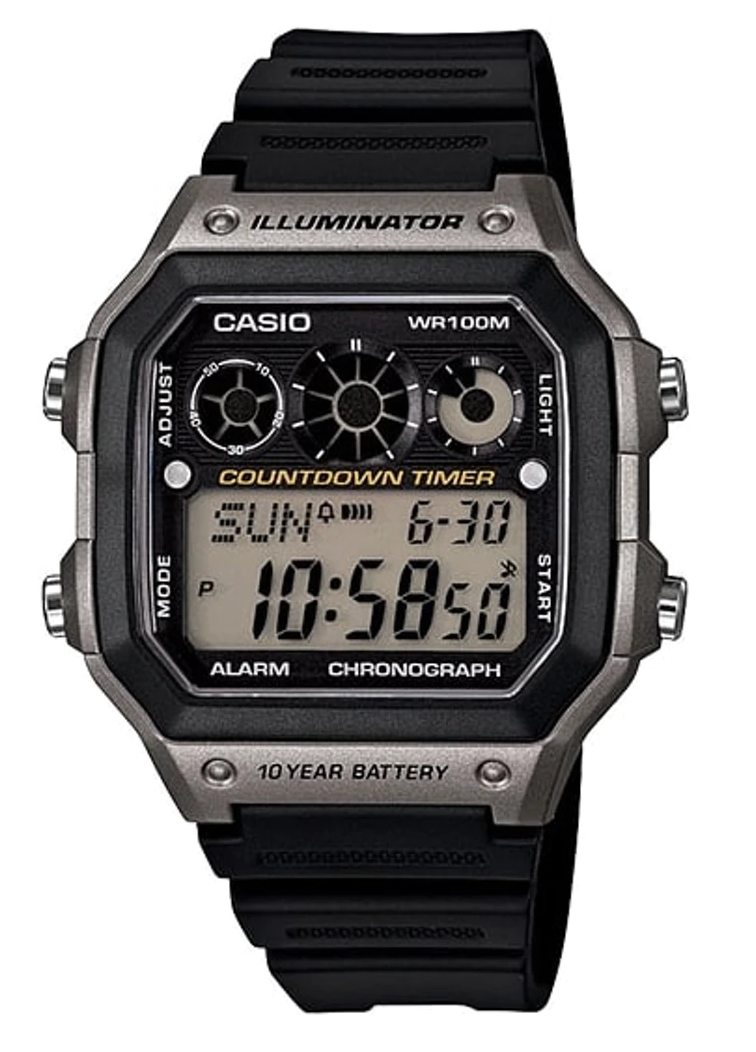 Reloj de Caballero Casio Modelo AE-1300WH-8A Diseño Deportivo