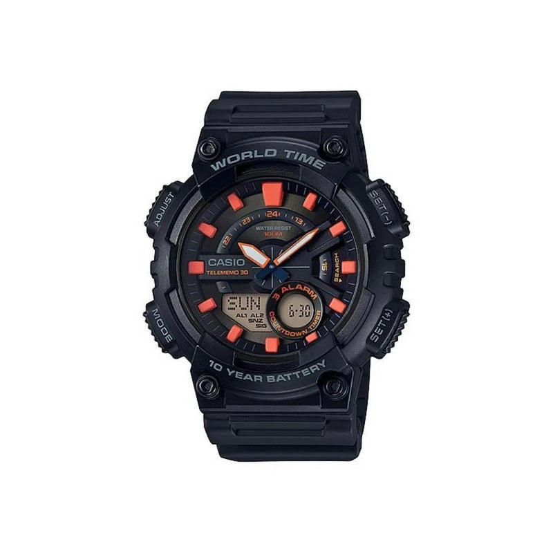 Reloj Casio Referencia AEQ-110W-1A2  Para Caballero Original y Deportivo