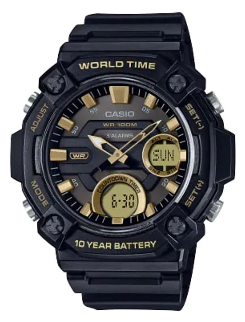 Reloj de Caballero Casio Modelo AEQ-120W-9A Diseño Deportivo