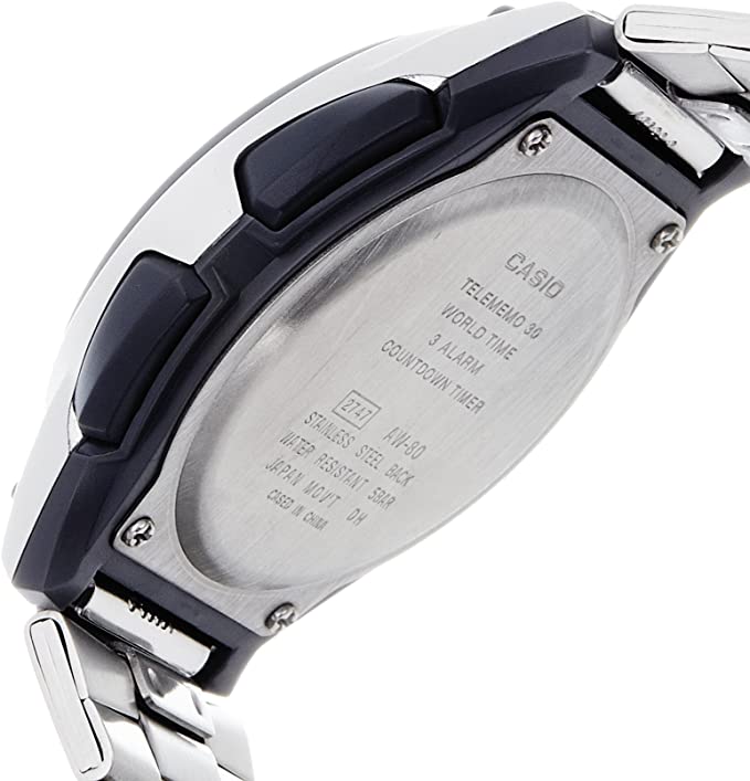 Reloj Casio Modelo AW-80D-1AV Para Caballero Diseño Elegante