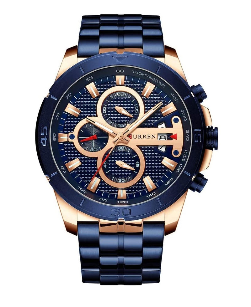 Reloj CURREN 8337 Cronógrafo Para Hombre - Azul