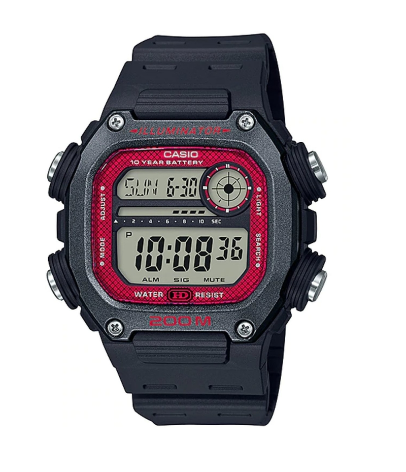 Reloj Casio Referencia DW-291H-1B Diseño Deportivo