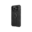 Estuche Protector Nillkin Compatible Con Iphone 13 con soporte y cubierta - Negro