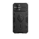 Estuche Protector Nillkin Compatible Con Iphone 13 con soporte y cubierta - Negro