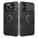 Estuche Protector Nillkin Compatible Con  Iphone 13 Pro Max con soporte y cubierta - Negro