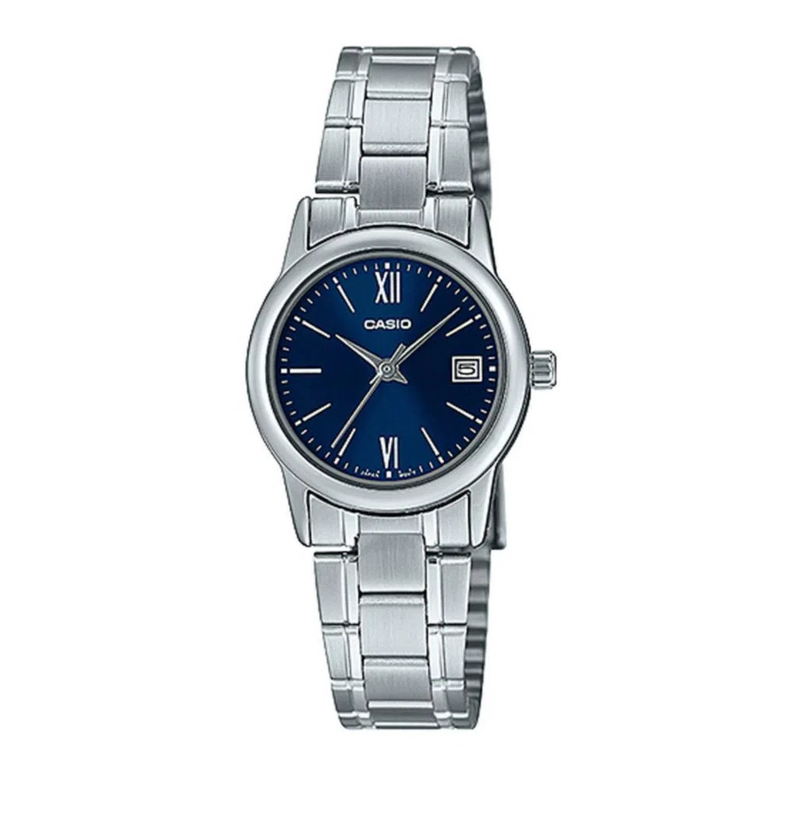 Reloj Casio Modelo LTP-V002D-2B3 Diseño Elegante