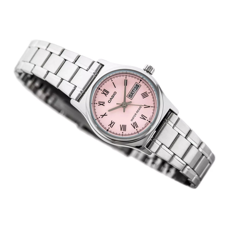 Reloj Casio Dama Modelo LTP-V006D-4B Diseño Elegante