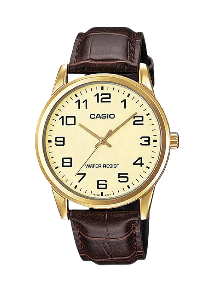 Reloj Casio Referencia MTP-V001GL-9B Para Caballero Diseño Elegante