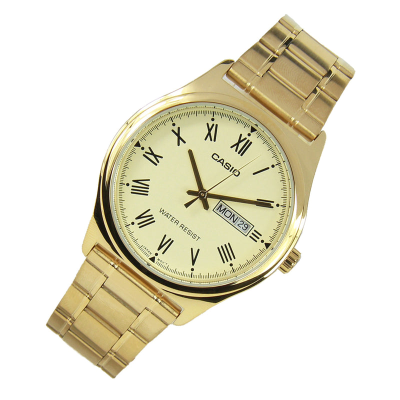 Reloj Casio Para Caballero Referencia MTP-V006G-9B Diseño Elegante