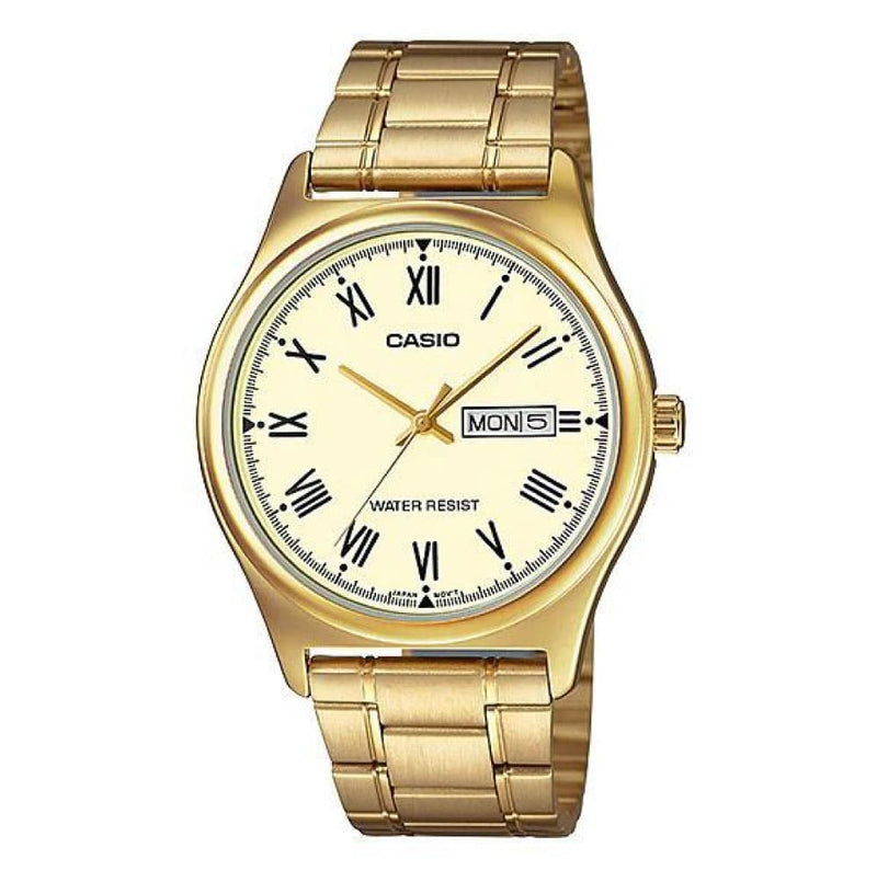 Reloj Casio Para Caballero Referencia MTP-V006G-9B Diseño Elegante