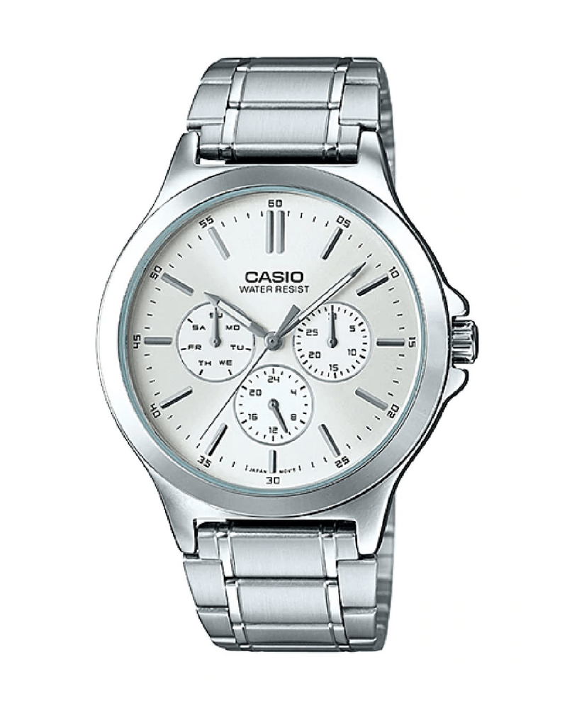 Casio Modelo MTP-V300D-7A Para Caballero Diseño Elegante