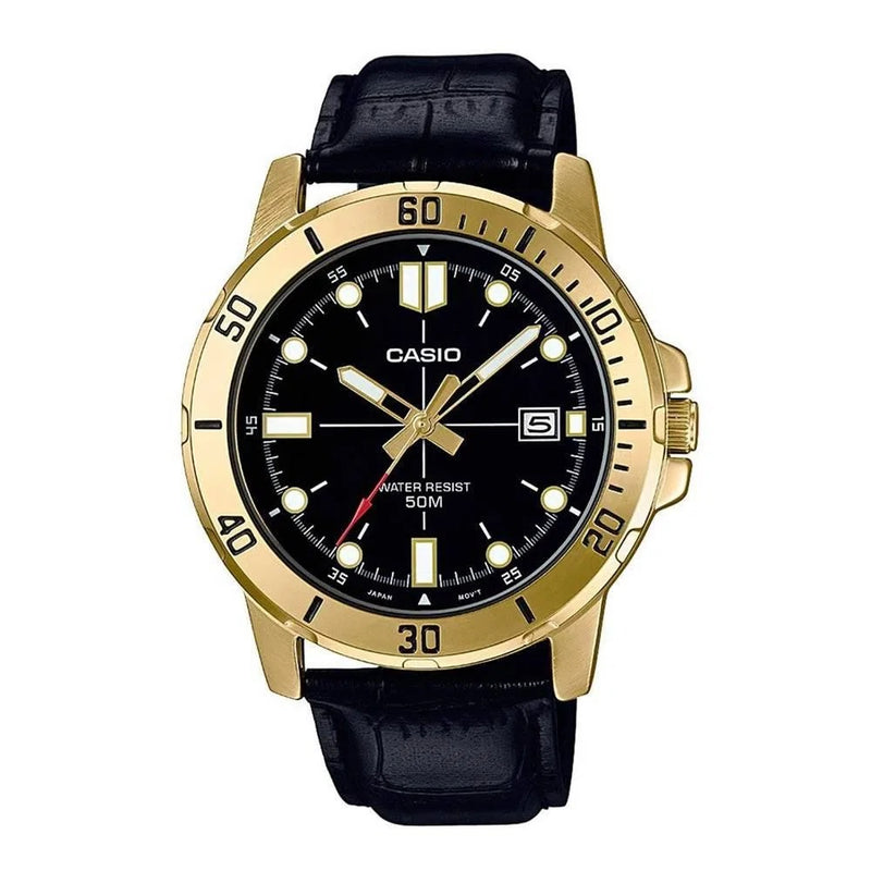 Reloj Casio Para Caballero Referencia MTP-VD01GL-1E Diseño Elegante