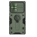 Estuche Protector Nillkin Compatible Con Samsung Galaxy S22 Ultra con soporte y cubierta de lente de cámara