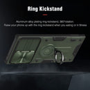 Estuche Protector Nillkin Compatible Con Samsung Galaxy S22 Ultra con soporte y cubierta de lente de cámara