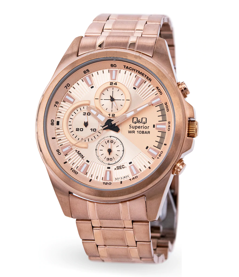 Reloj Elegante Q Q Superior Modelo S312J805Y Para Caballero Original