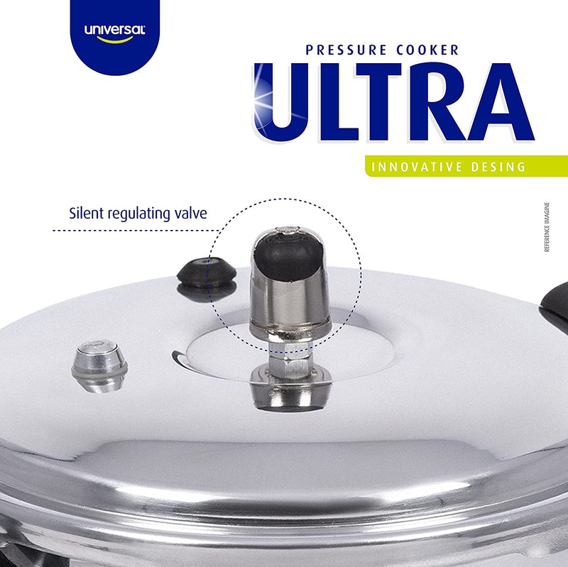 Olla de ultra presión marca universal Capacidad 6 litros