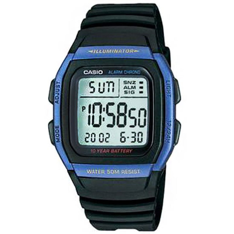 Reloj Casio Referencia W-96H-2A Diseño Deportivo