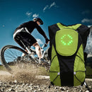 Mochila para Ciclismo con Leds Direccionales Patinaje Y Camping