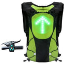 Mochila para Ciclismo con Leds Direccionales Patinaje Y Camping